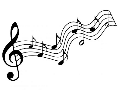An image of musical notes